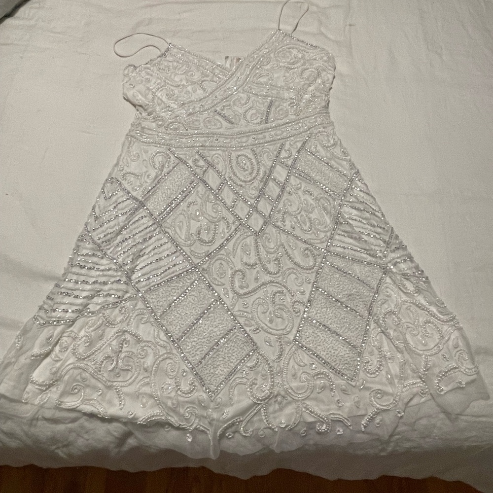 Beautiful NWT Beaded Mini Dress